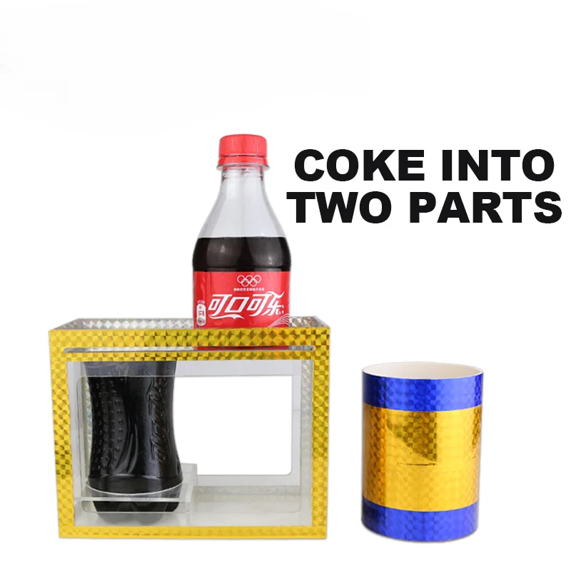 지그재그 콜라 병 이후 병 - 무대 마술,슈퍼 효과,파티 트릭 액세서리,마기아 장난감,농담,가제트