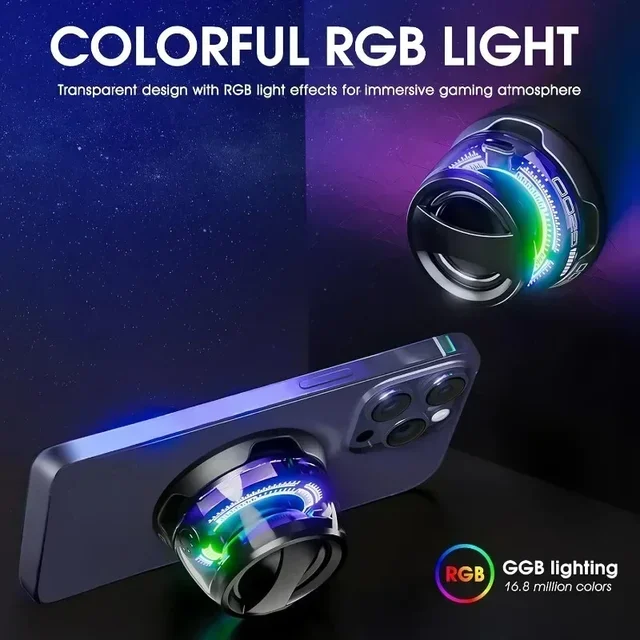 Bluetooth Speaker Portable G200 RGB Lighting Magnetic Speaker BT5.3 Mini Sound Box 7 Hours Playback Phone Holder 2