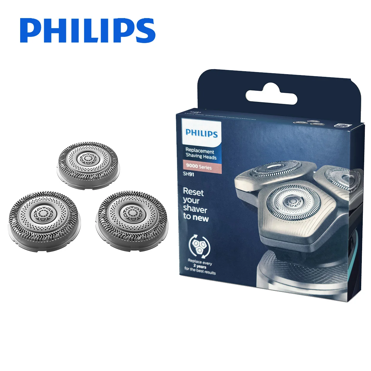 

Сменные головки для бритья Philips SH91, совместимы с S9000 и S9000 Prestige