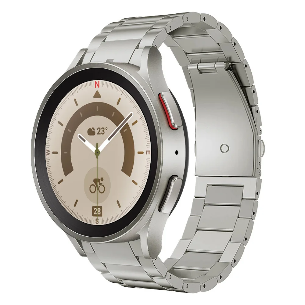 Premium Titanium Strap - Metal No Gaps Bracelet