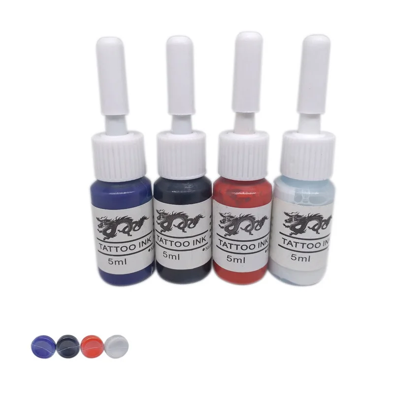 Semi Permanent Professional Tattoo Makeup Eyebrow Ink 10 Colors Set Monochrome Showy Tattoo Color Microblading Pigment TSLM1