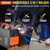 VEVOR 210A 3 in 1 TIG Welder AC 110/220V 3 in 1 Multifunctional HF TIG ARC Clean Welding Machine with USB Port/Pulse & Torch 2