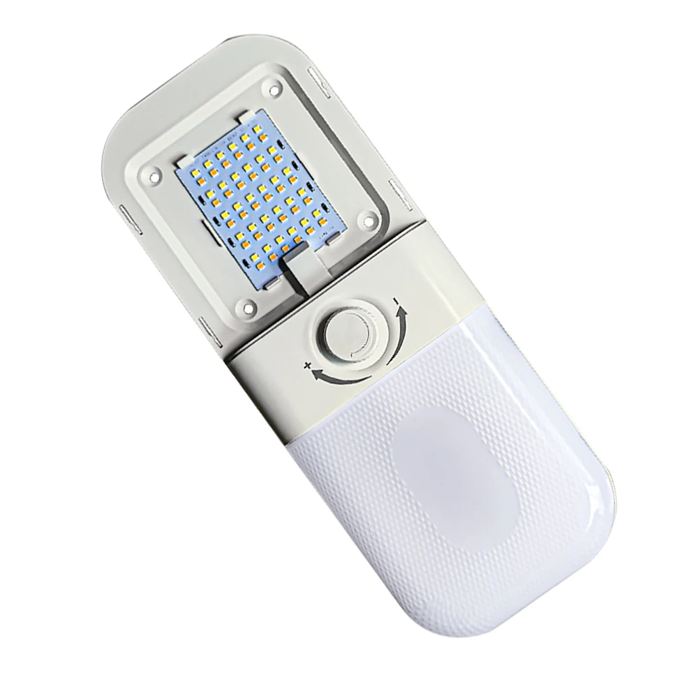 12-24V 컴파트먼트 라이트 하이라이트 가변 조명(3가지 색상 포함) RV LED 천장 램프 무전극 디밍 캡 독서등