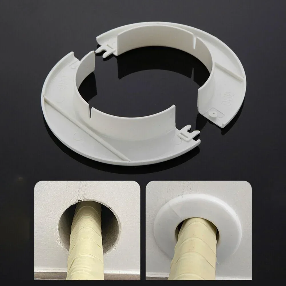 1pc Plastic Air Conditioning Pipes Wall Decorative Cover Cable Entry Cable Passage 40mm/50mm/55mm/60mm/70mm/80mm Hole Cover