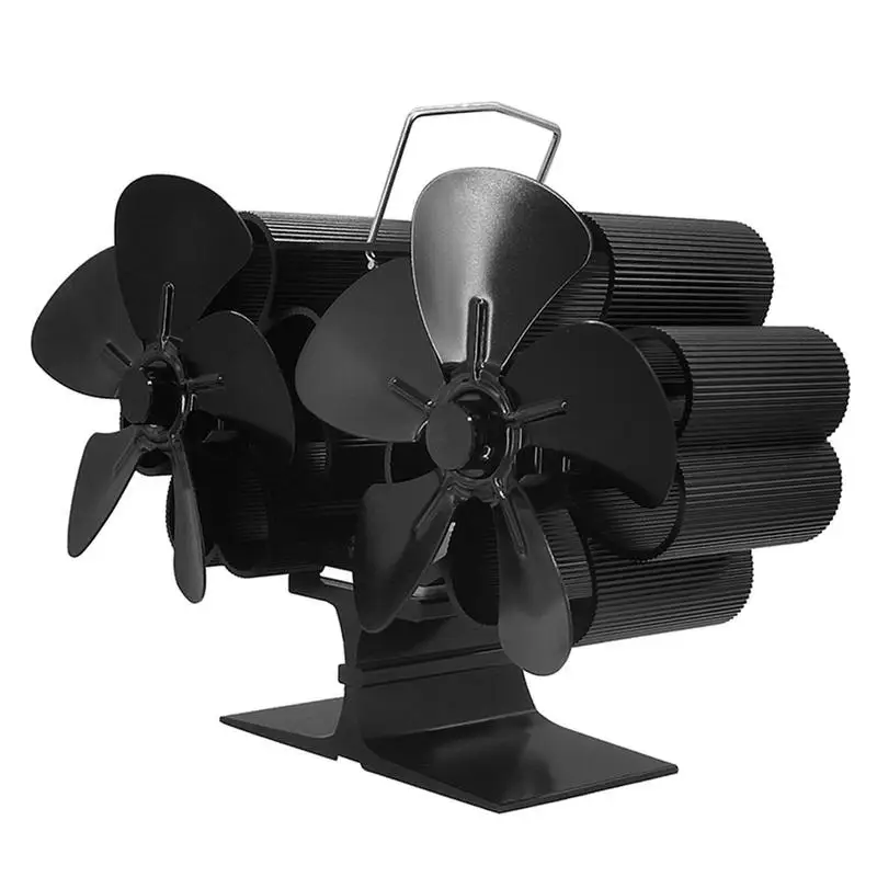 

Heat Powered Stove Fan 10 Blades Log Burner Fan Non Electric Fireplace Accessories Heating Fan With Overheating Protection And
