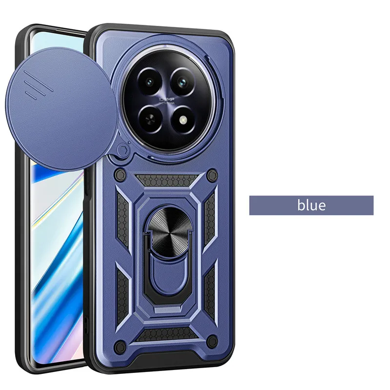 Custodia Con Tracolla Per Realme 12 Pro / 12 Pro Plus 5G, Cover Morbida TPU Antingiallimento Con Cordino Regolabile (Nera) - 3