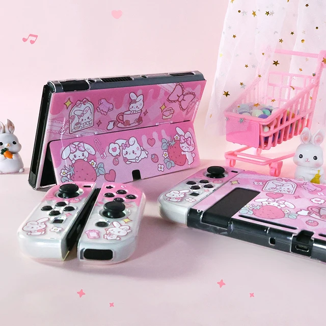 Nintendo Switch ピンク Oled Nintendo Switch Skin Decals Solid Pink Wrap Vinyl - Etsy