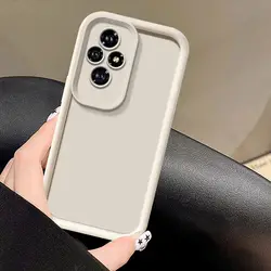 Custodia in silicone opaco elegante - Cover in tinta unita color caramella