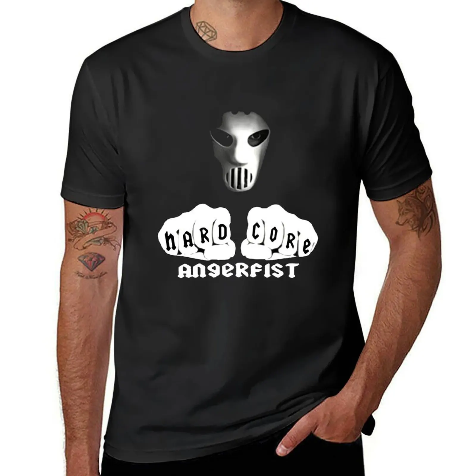 

Angerfist T-shirt graphics summer top quick drying mens graphic t-shirts funny