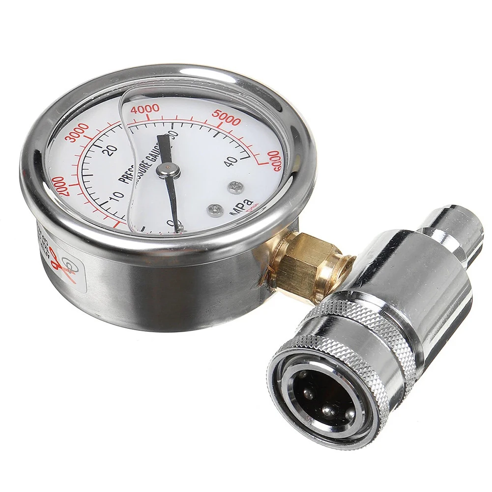 High Pressure Washer Pressure Gauge High Pressure Pump Gauge with G1/4
