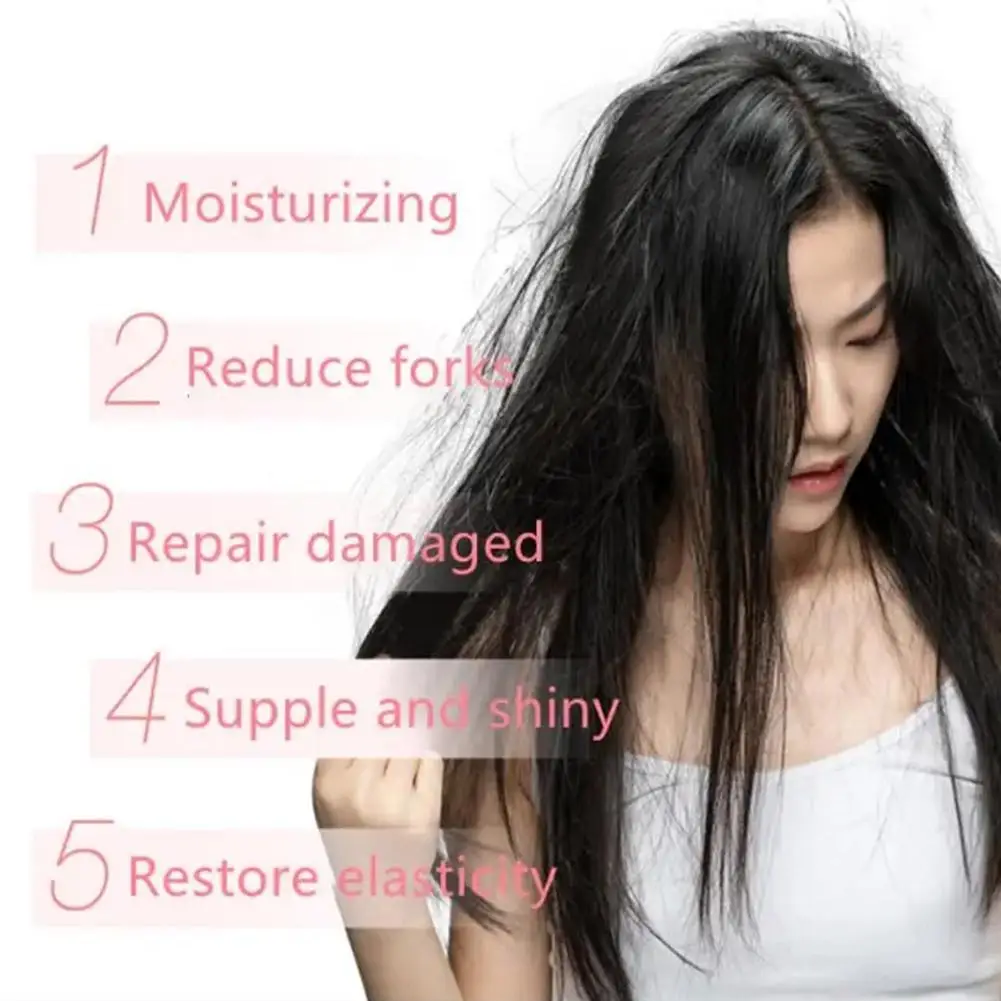 Description Picture 2 of itemHair Serum Spray Repair Treatment Lotion for Frizzy and Dry Hair Nourishing Hair Perfume Oil Shine Keratin Conditioner 250M V2Y6
