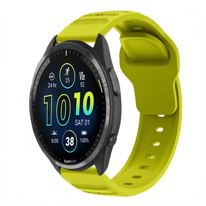 Comfortable & Breathable Silicone Wristband, 20mm/22mm, Replaceable Strap for Smartwatches