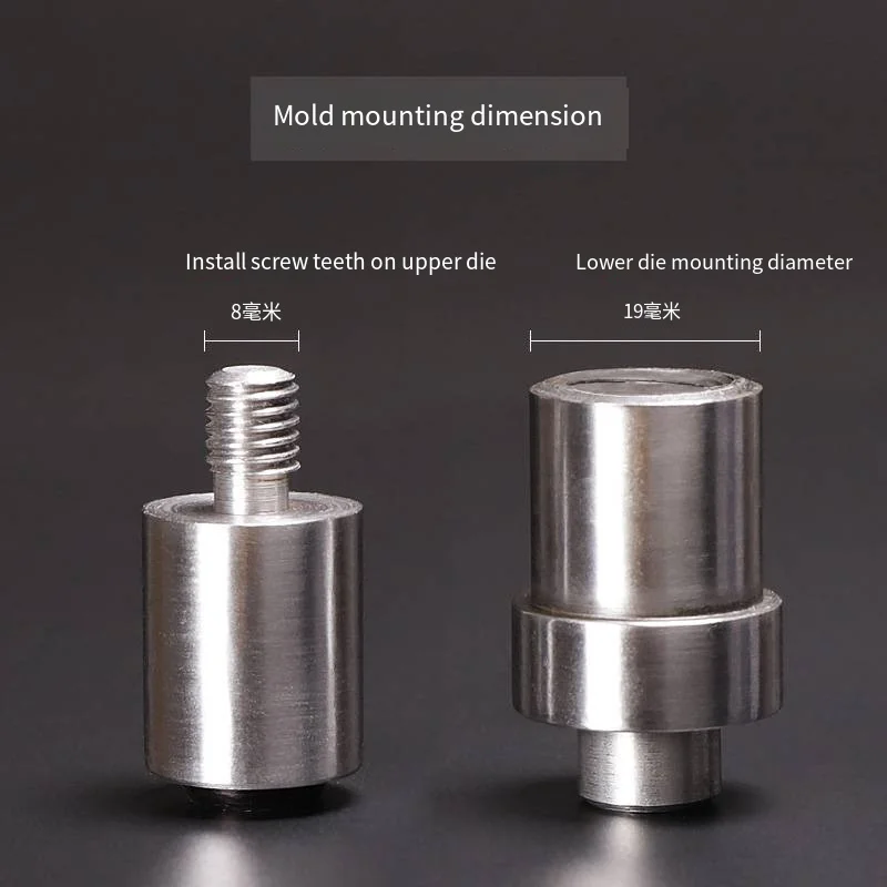 Hand Press Eyelet Mold Eyelet And Grommets Kit eyelet punch tool set eyelet grommet ring eyelet grommet ring kit metal eyelet buttons Sail Rings Punch Set Metal Industrial Magnetic Hollow Button Mould