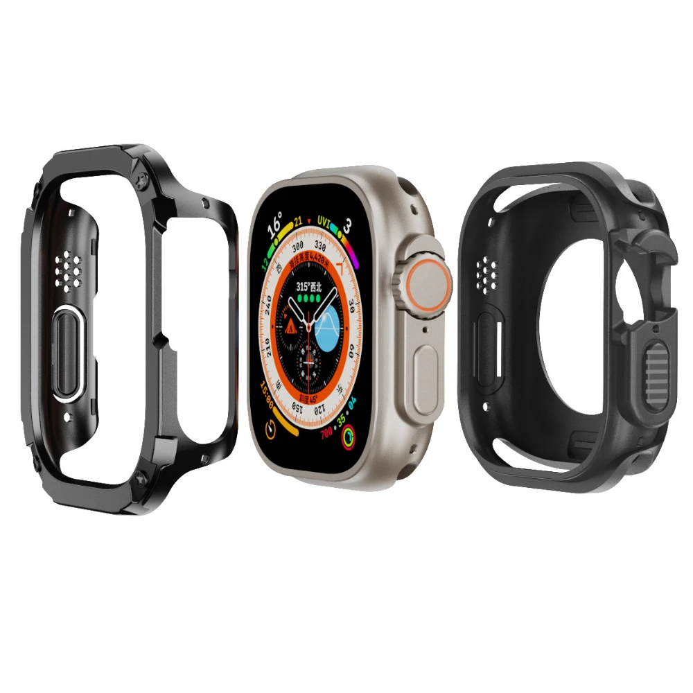  ġ PC  TPU ȣ ̽, Ʈ 49mm, 2in 1   ȣ  Ŀ, 45mm, 41mm, ̿ġ 8 7 6 5 4 SE 44mm