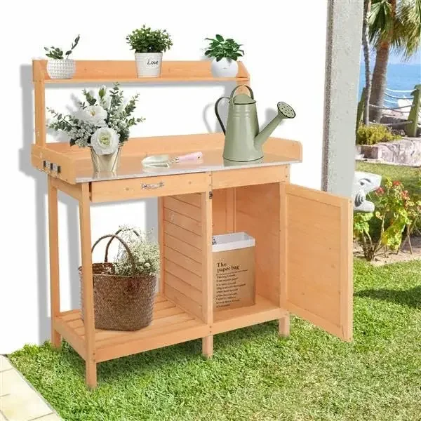 Potting Bench Garden Workstation 6