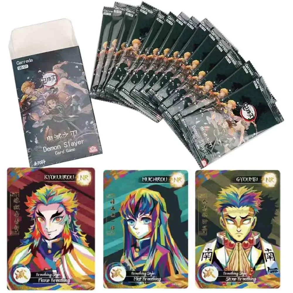 Demon Slayer Card Versione Inglese Limited Nr Card Ghost Month Card Anime Character Collection Card Toy Gift