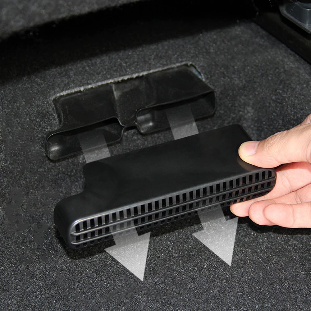 Car Air Conditioner Trim 2X Under Back Seat AC Heat Floor Outlet Grid Cover for Toyota RAV4 XA50