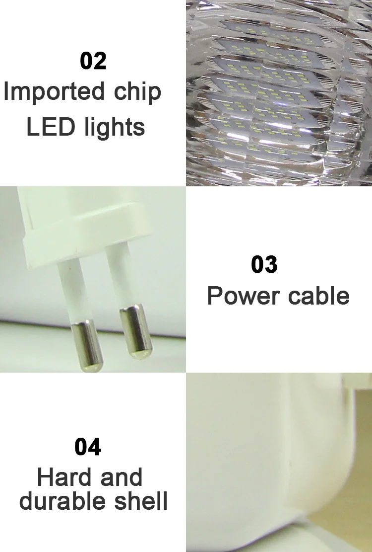 Economia de Emergência Piscando Recarregável Garagem Casa Acampamento Iluminação Emergência Interior Lâmpadas Alta Capacidade Acidente Led Luz 5 Online shopping
