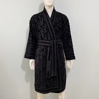 Dressing gown women's autumn and winter long coral fleece thick couple bathrobe men's pajamas winter loungewear 4
