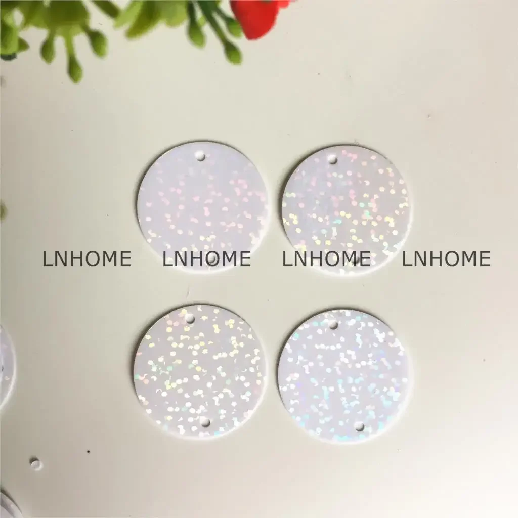 Sequins For Crafts Large Round Sequins 50g 40mm PVC Flat Flakes