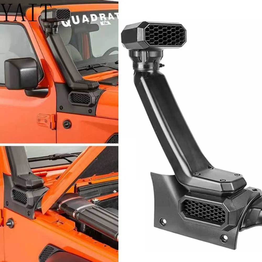 1Set ABS Snorkel Wading Device 4X4 Off-road Modified Elevated Wading Air Intake Pipe Fittings Fit For Wrangler JL -