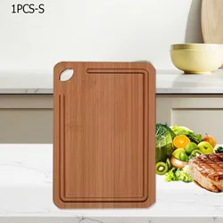 Premium Bamboo Cutting Board Set - 3 Piece Multipurpose Kitchen Chopping Boards for Meat, Vegetables, and Fruits (S - 1PCS)