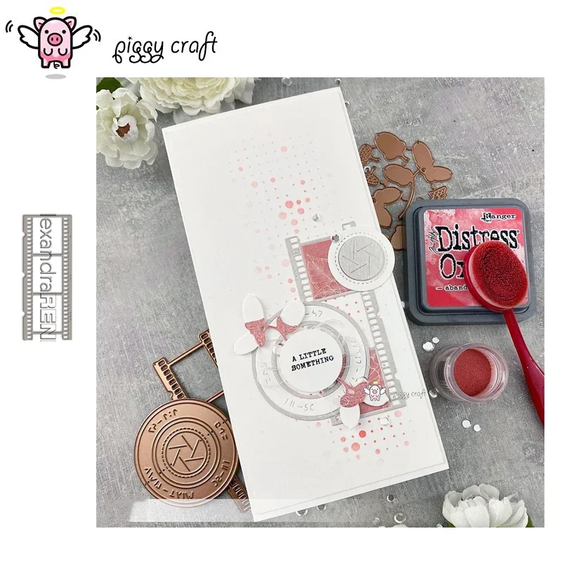 

Piggy Craft metal cutting dies cut die mold Film decoration Scrapbook paper craft knife mould blade punch stencils dies