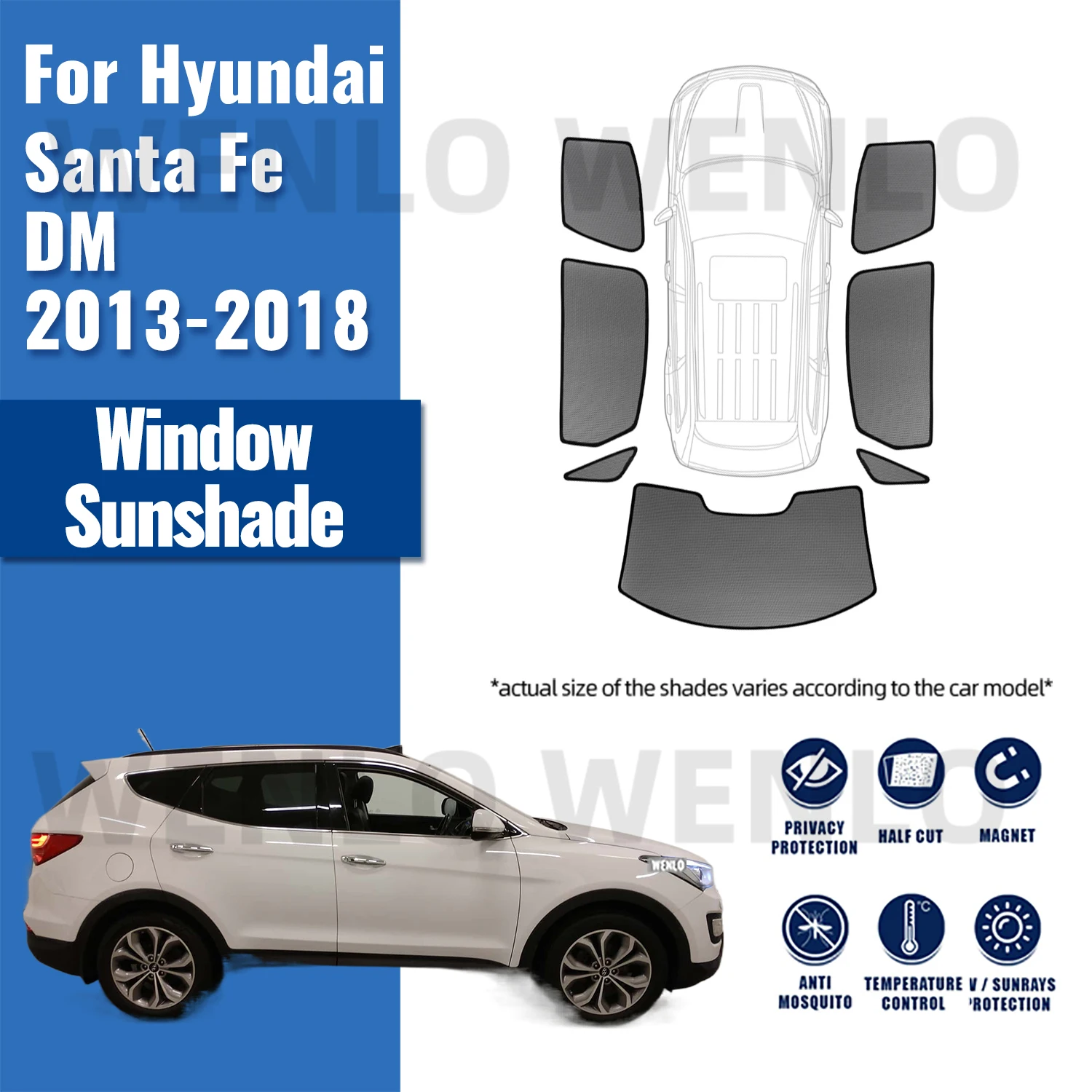 Par Amortiguador Delantero Para Hyundai Santa Fe 2013-2018 | Cuotas Sin
