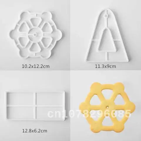 

Plastic Ferris Wheel Shaped Cake Tools, Fondant Biscuit Mold, Baking Mould, Cookie Cutter, Kitchen Gadgets, 3Pcs