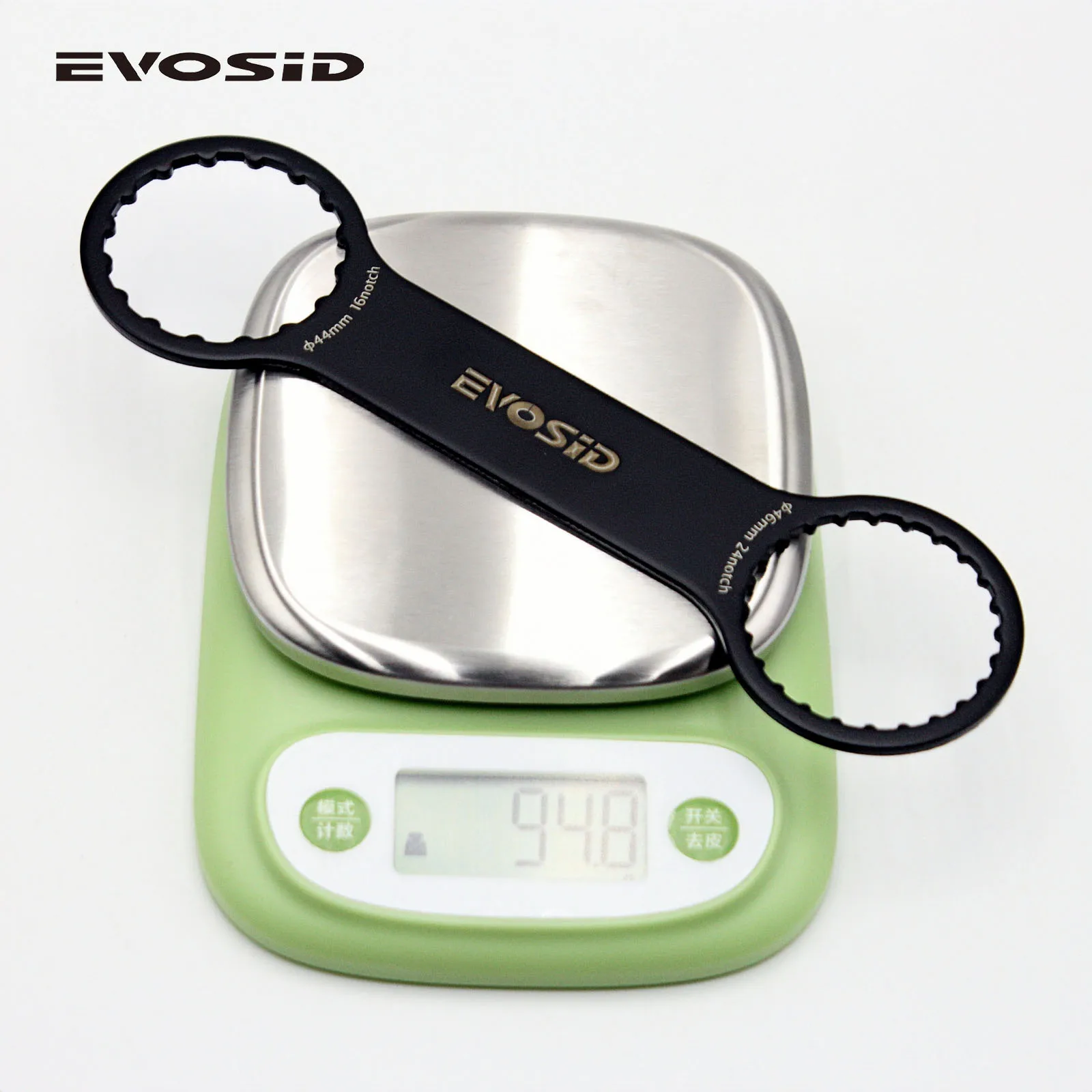 EVOSID Bottom Bracket Wrench Tool Compatible with SRAM DUB SHIMANO BSA / FC-25 / FC-24 DUB-BSA Tool Steel Material 16/24 Notch bicycle bottom bracket tool