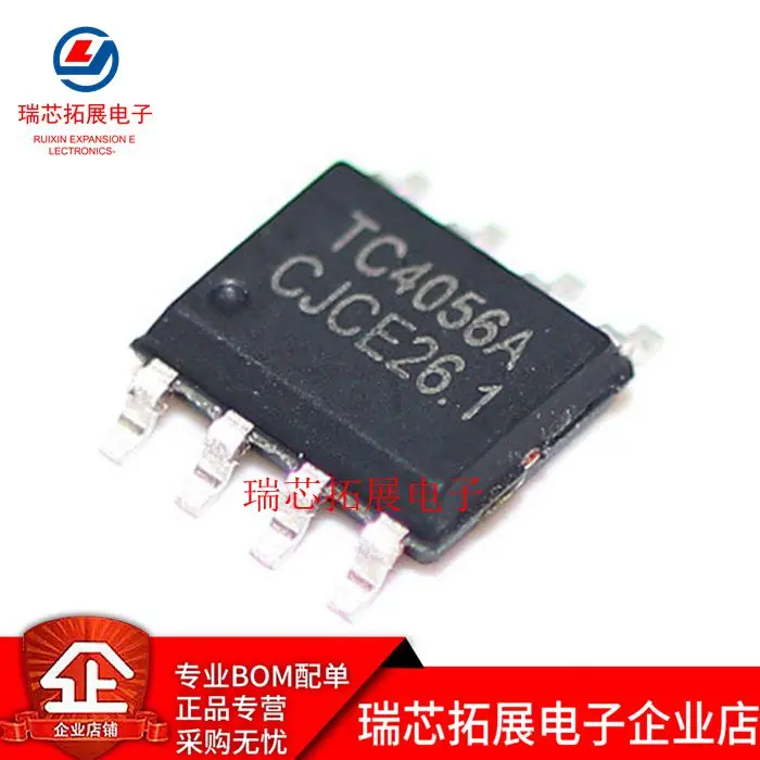 

20 шт. Оригинальный Новый TC4056A SOP-8 совместим с TP4056 1A линейный литиевый аккумулятор, зарядный чип
