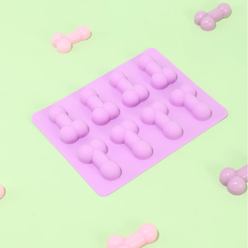 Penis Bachelorette Dick Silicone Soap Mold Candy Chocolate Fondant Cake Cube Sexy Ice Penis Creative Ice Dick Tray Tray