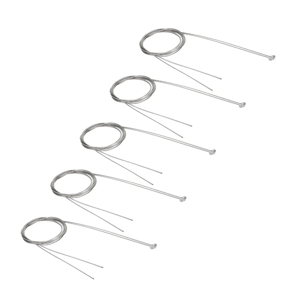 10PCS 스테인레스 스틸 자전거 브레이크 케이블 1.5mm 직경 1.8m 길이 자전거 브레이크 라인 유연한 고성능 자전거 브레이크 와이어