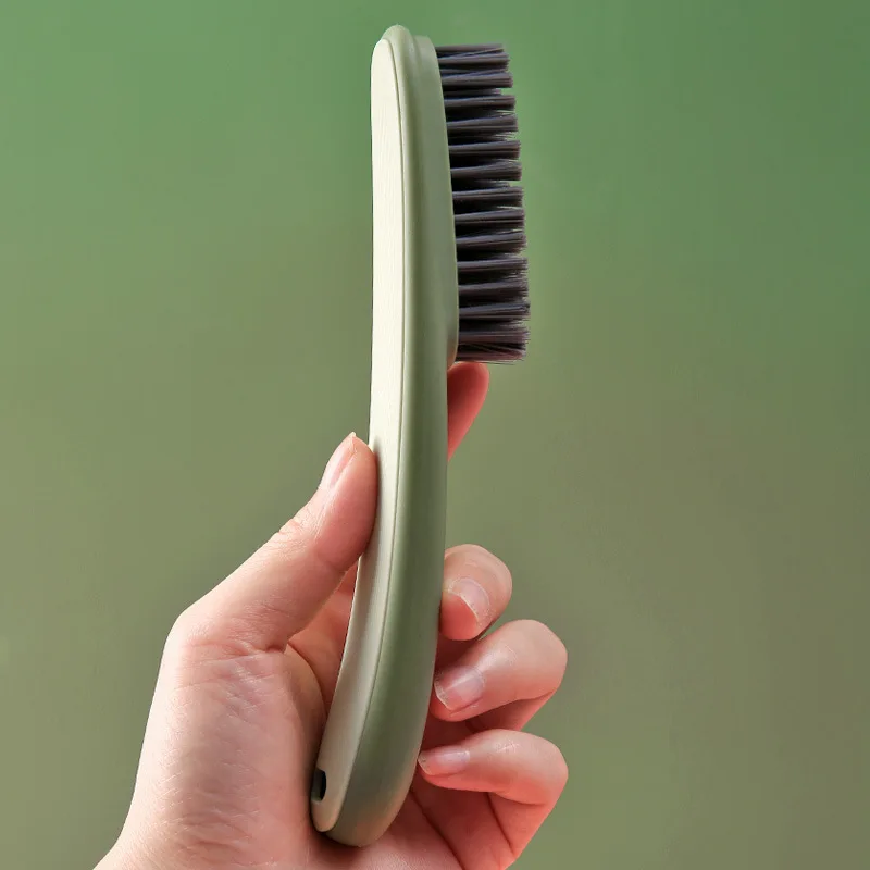 휴대용 플라스틱 손 청소 브러시, 단단한 강모, 세탁 의류 신발 스크럽 브러시, 주방 욕실용, 1 개