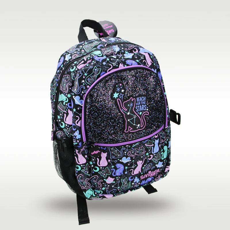 Australia original Smiggle children's hot-selling schoolbag female cute high-quality backpack star cat 16 inches 6