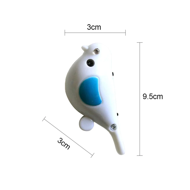 Key Finder Whistle Bird Shape Keychain Flashing Beeping Alarm Remote Locator Flashing Control Anti-lost Equipment Tracker Pets 6