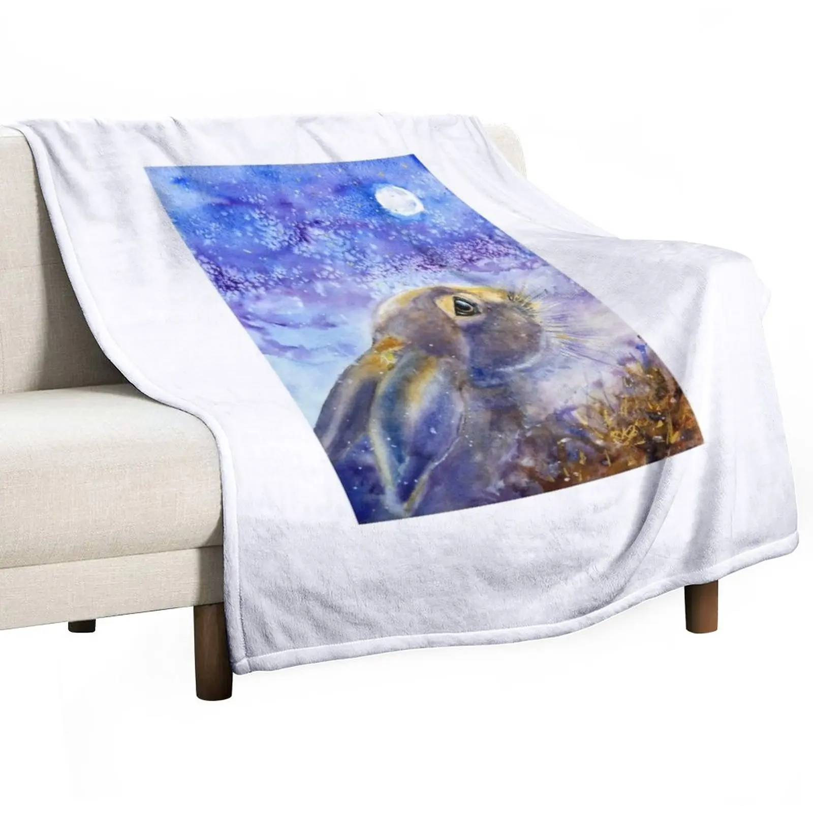 

Moonlit Reverie Throw Blanket Nap Blanket Sofa Blankets Hairy Blanket