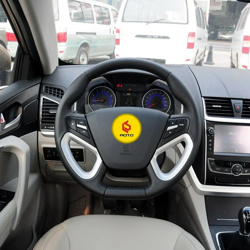 Treccia Sul Coprivolante Per Geely Emgrand 7 2014 Custodia Per Volante Cubienna Del Volante Per Volante Geely