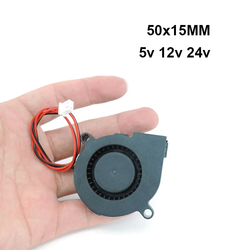 50mm Cooling Fan DC 5v 12v 24V 5015 Radial Turbo Blower 50x15MM 3D Printer Accessories 50MM Brushless 5CM Cooler Fan cooling fan,3d printer fan