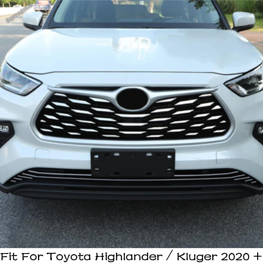 Kit De 8 Cubiertas Cromadas De Acero Inoxidable Para Pilares De Toyota Highlander 2020-2025