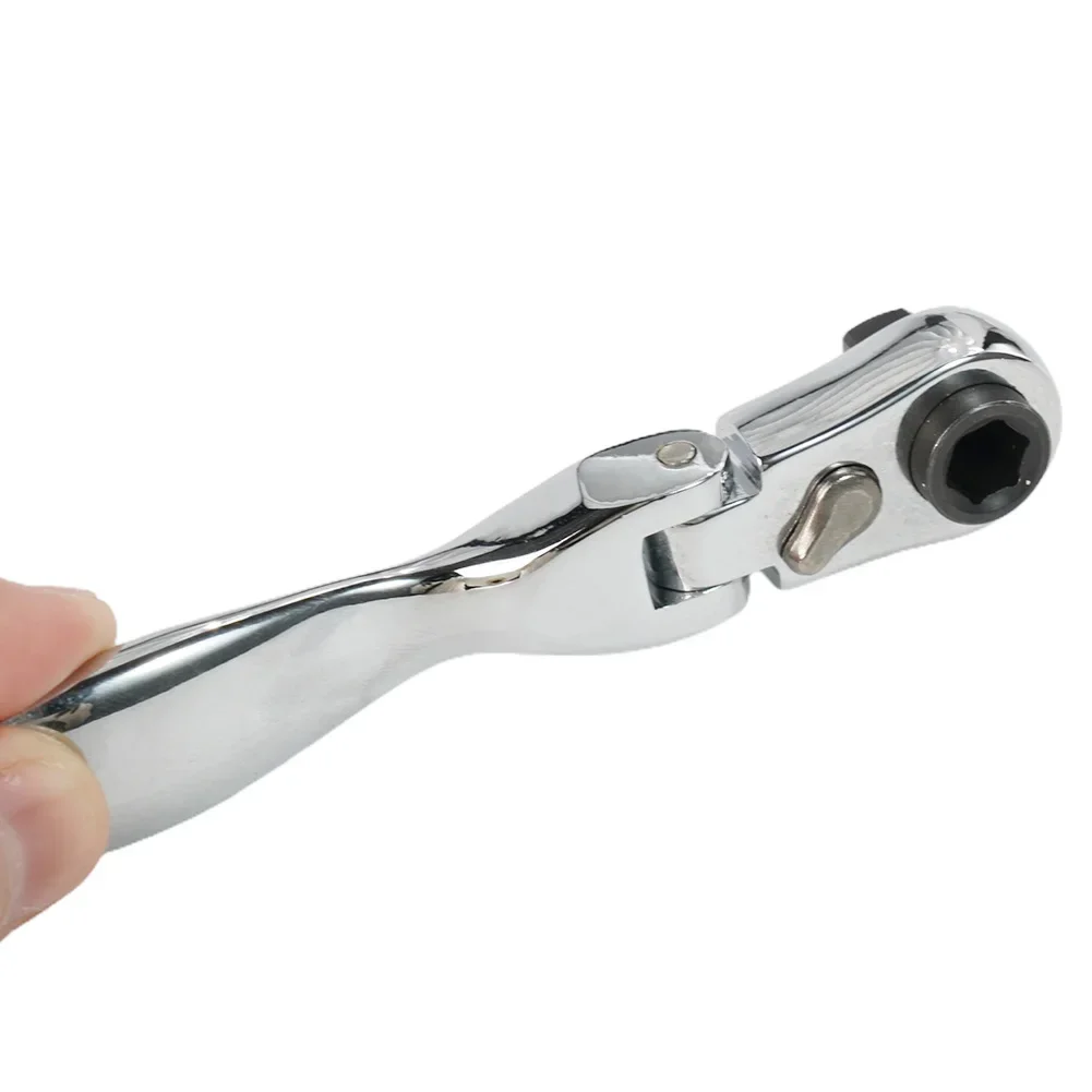 

1Pcs 2 In 1 Mini Ratchet Wrench Screwdriver Quick Spanner Portable Disassembly & Repair 72-Teeth Socket Batch Head Hand Tool