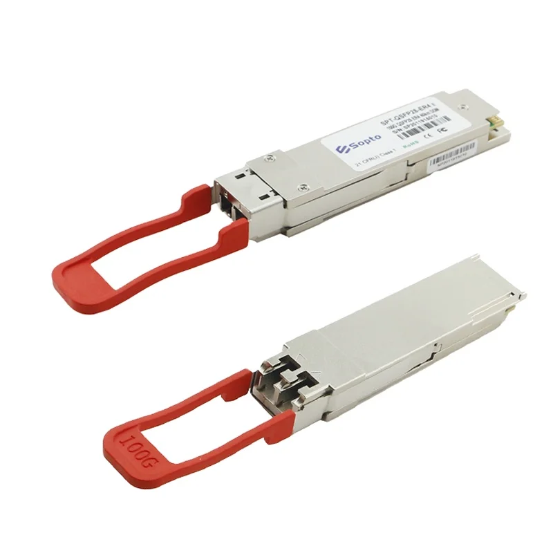 

100G ER4 Module Price QSFP28 LAN WDM 20km 40km 100km LC Interface Compatible QSFP28 Transceiver Module