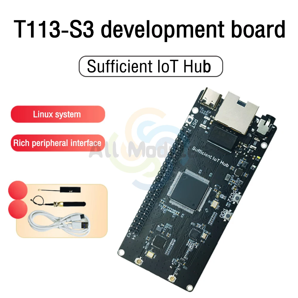 

Макетная плата T113 для системы Linux, двухъядерный 64-битный процессор Arm A7, поддерживает Wi-Fi Lora, Bluetooth