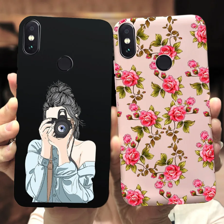 Per Xiaomi Redmi Note 5 Custodia Xiomi Redmi Note 5 Pro Bumper Rose Rainbow Cover Posteriore Carina Per Redmi Note5 5Pro Custodie Morbide Opache