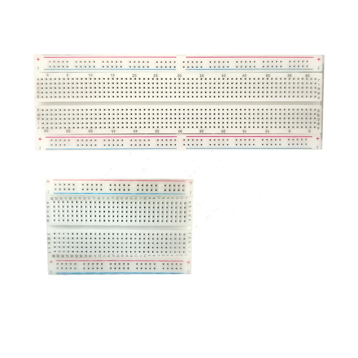 400/830 MB-102 Points Breadboard 830 points Solderless PCB test Board 400 Hole MB102 Test Develop DIY solderless breadboard