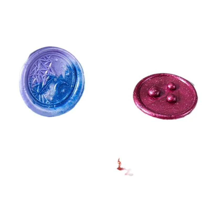 100pcs/Bag Sealing Wax Beads Colored Hexagon Wax Seal Beads For Envelope Stamp Sealing Birthday Wedding Card Decor Seal