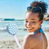 Silicone Self Tanning Back Roller With 19 Rolling Balls For Long Handle Hand-held Bath Brush 2