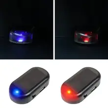 

Car Alarm LED Light Security System Warning Light Flash Caution Fake Solar Power Simulation Anti-Theft Light Car Accessories