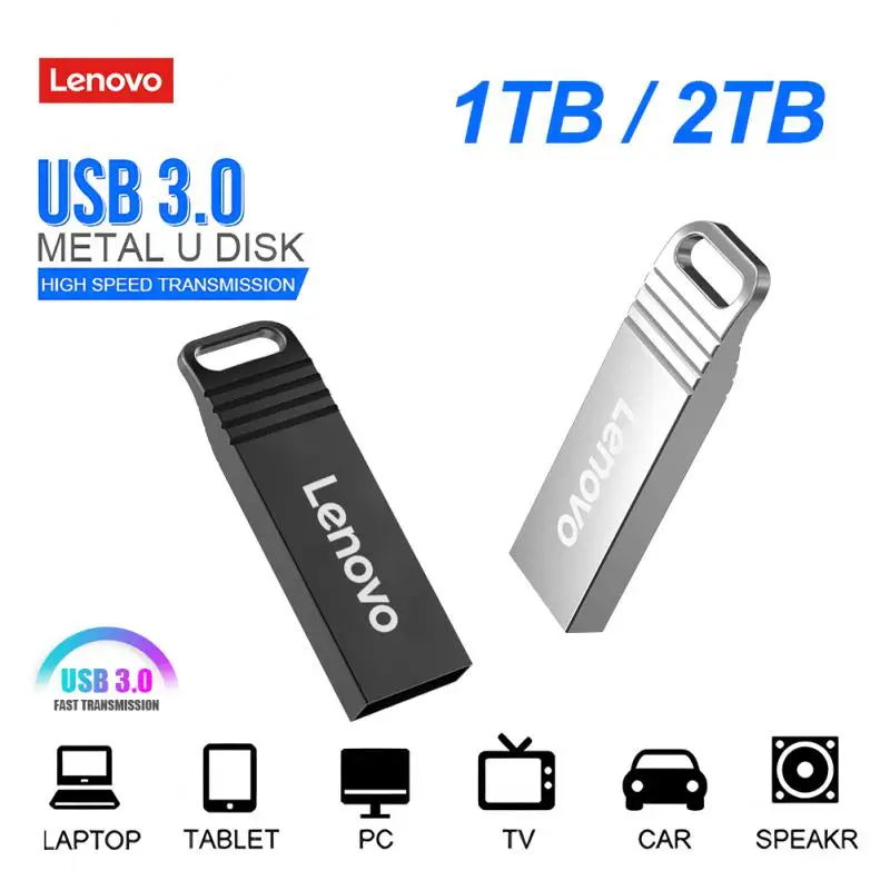 Lenovo Usb 3.0 Usb Flash Driver 128Gb 2Tb Pendrive Pen Drive Ad Alta Velocità 1Tb Di Memoria Usb Stick Helloween Regalo Per Laptop/Telefono Pc