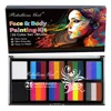 Water Activated 26 Colors Party Face Painting Kit Professional water-soluble safe Makeup Tattoo Face Body Paint Oil Painting 1